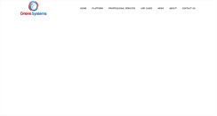 Desktop Screenshot of orionssystems.com